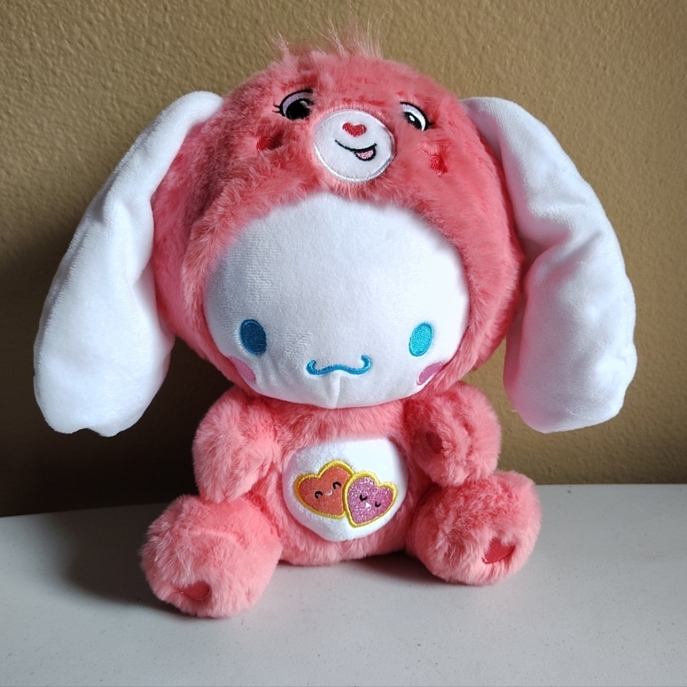 Care Bears X Hello Kitty Unlock The Magic Cinnamoroll As Love A Lot Bear Plush